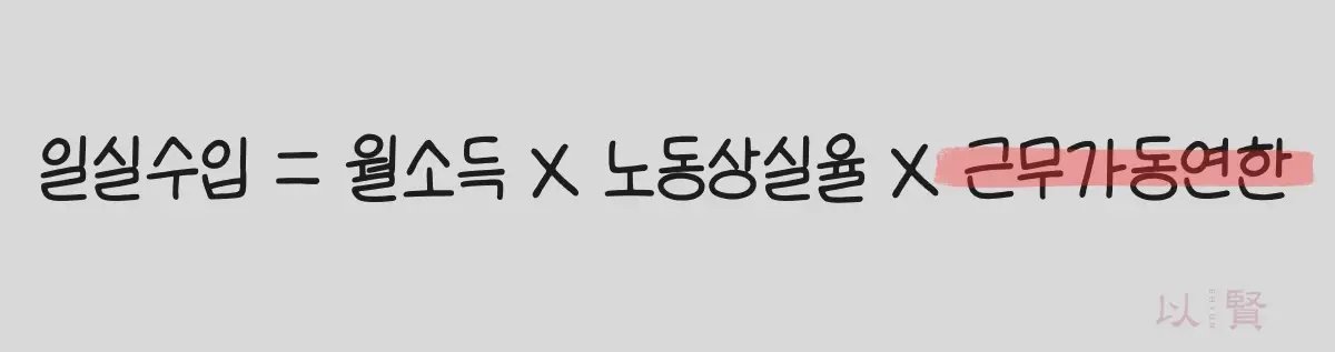 근무가동연한 계산