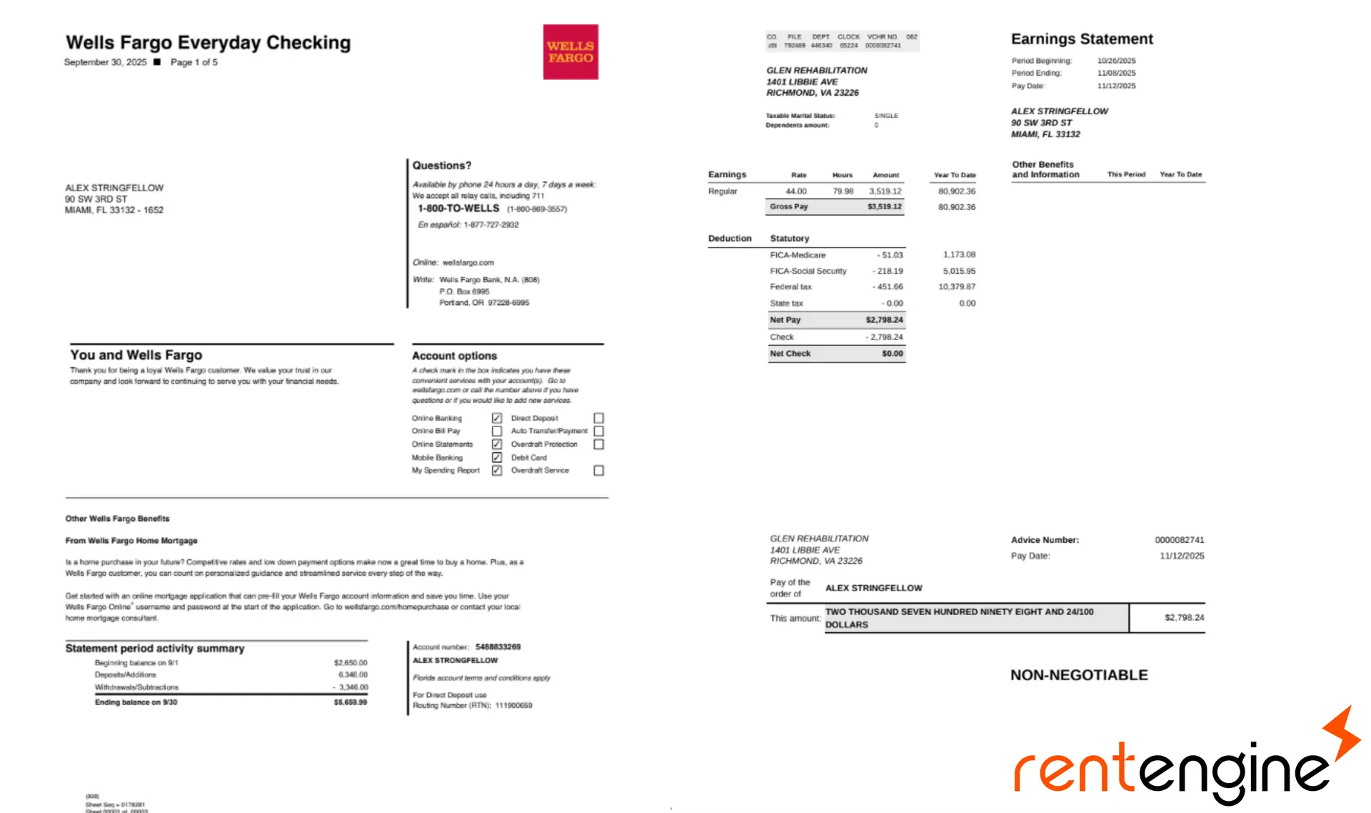 To the untrained eye, these documents would appear completely legitimate.