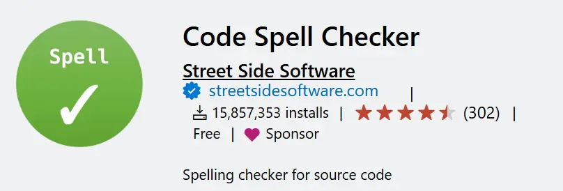 Code Spell Checker