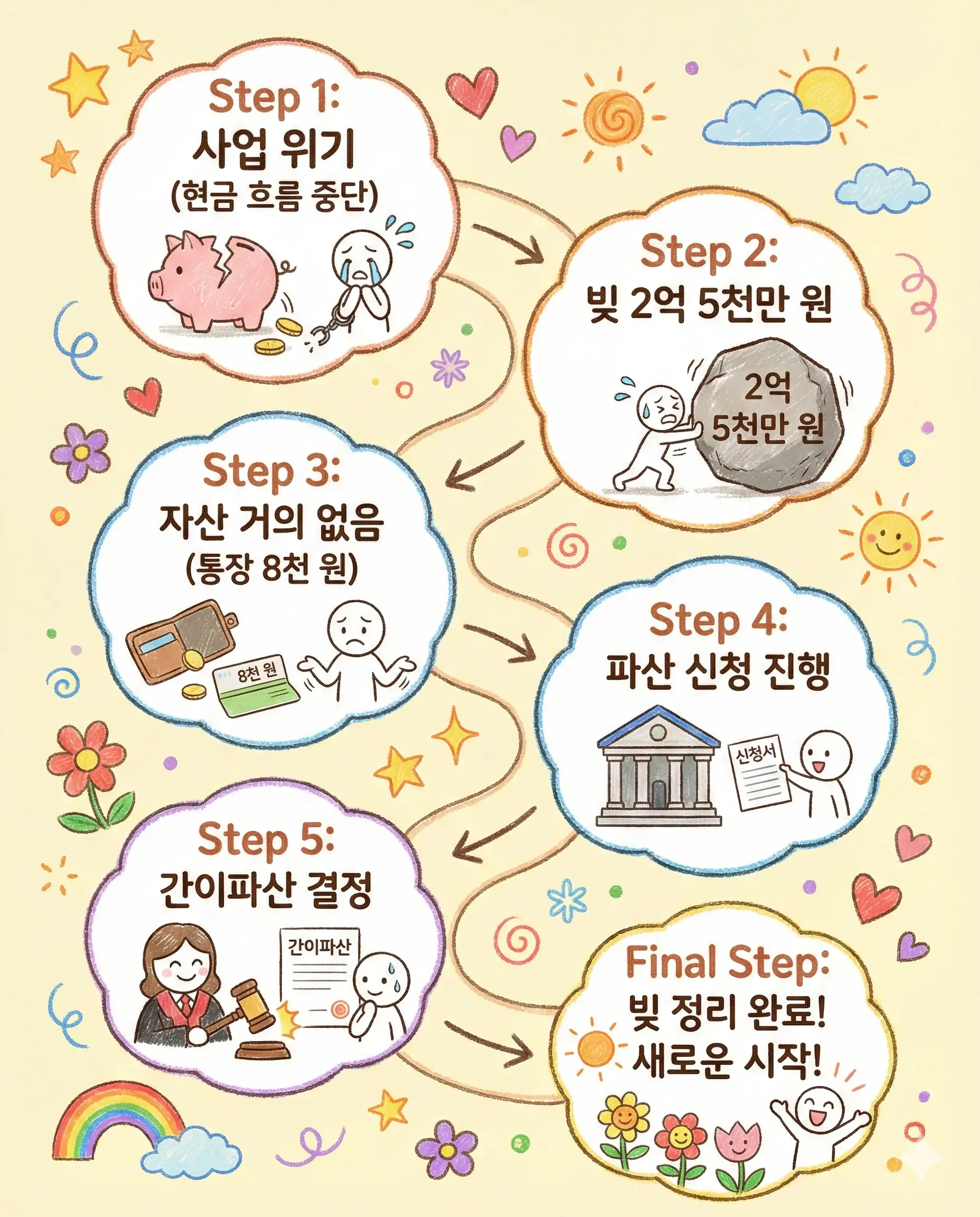 파산선고 타임라인