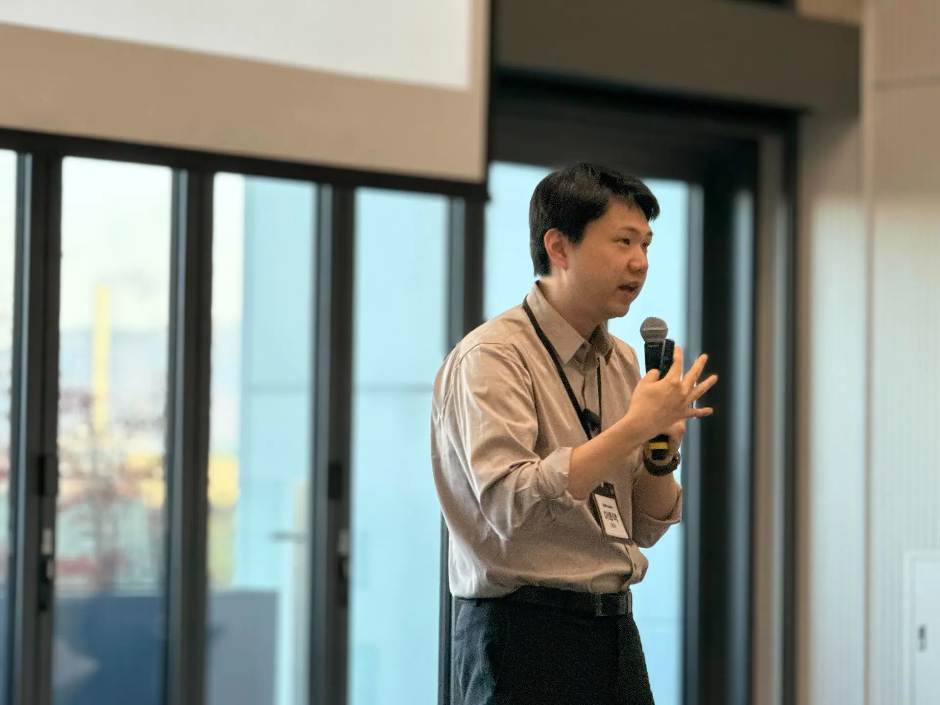 업피플 리더십 세미나에서 강연 중인 40FY 이종택 CSO