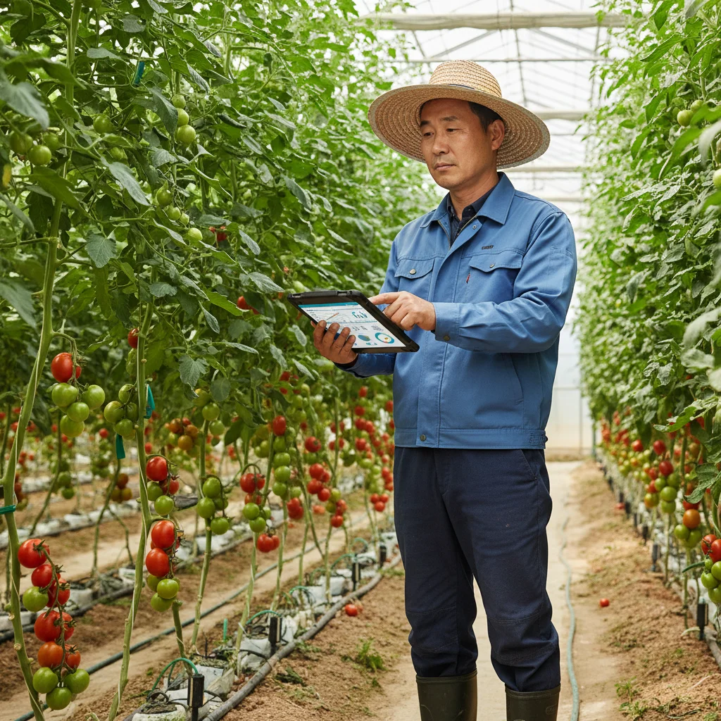 토마토스마트팜 - 데이터 확인하는 한국 농부