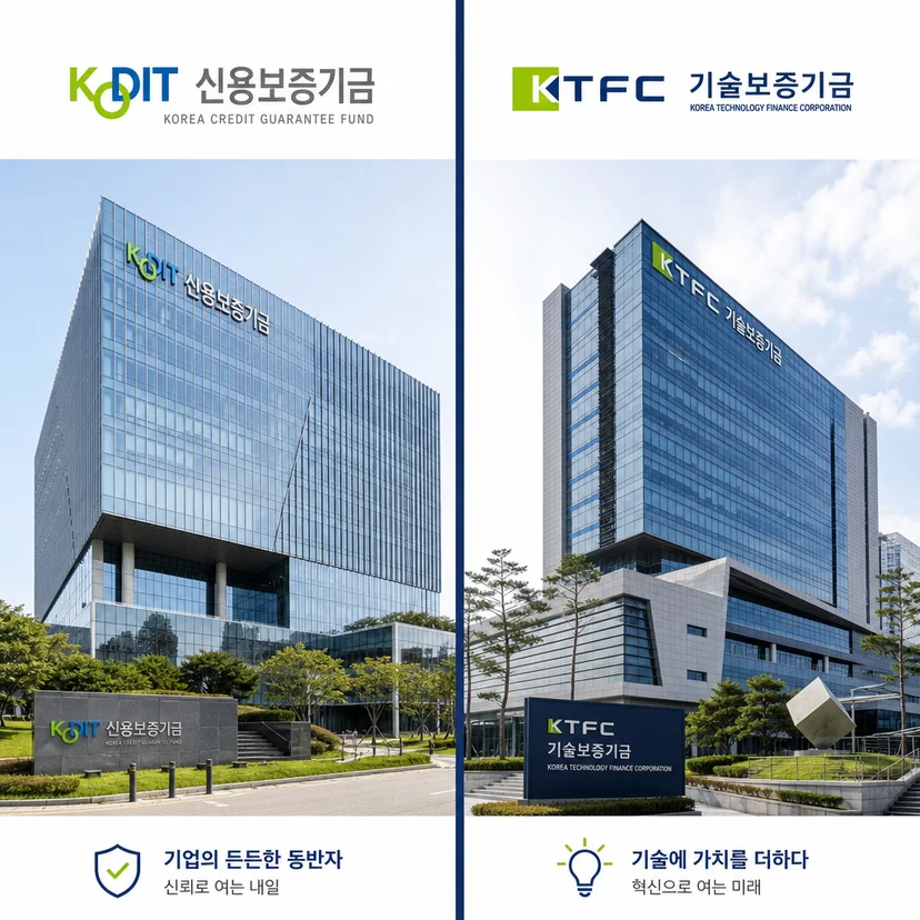 신용보증기금vs중진공심사기준신용도평가차이