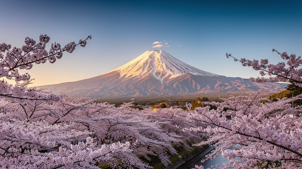 2026년 봄 시즈오카 후지산 벚꽃 만개, 설산과 벚꽃이 어우러진 일본 여행 명소