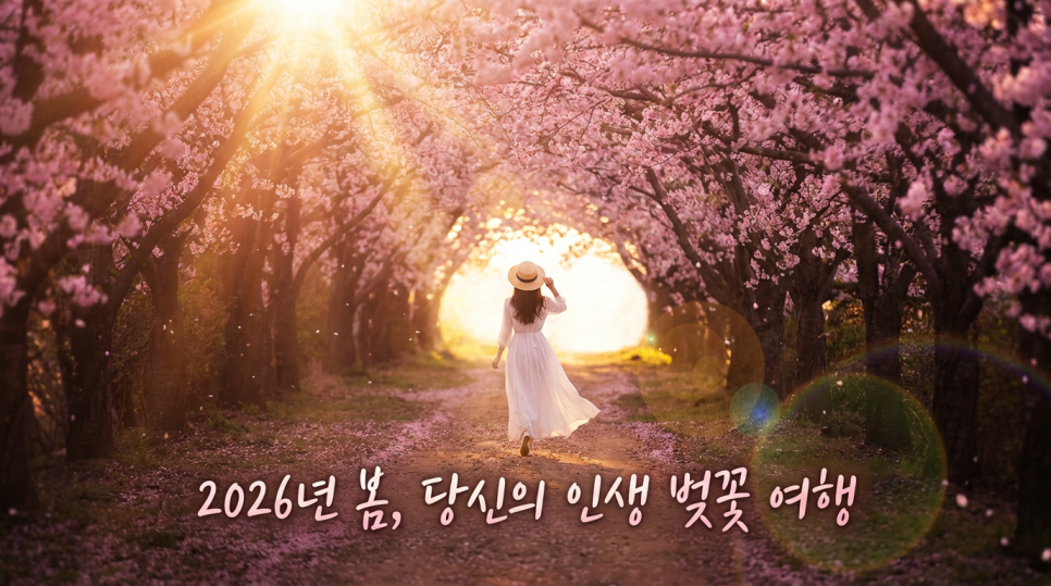 2026년 봄, 다카시의 인생 벚꽃 여행 풍경