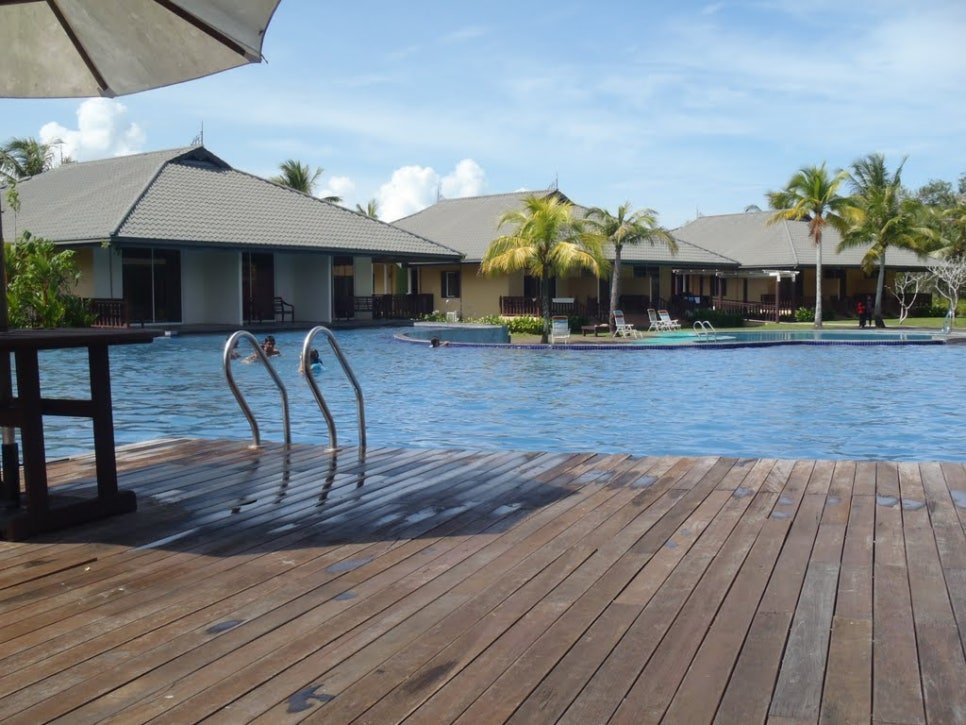 보르네오CC 수영장 - 리조트 수상시설 및 휴식공간