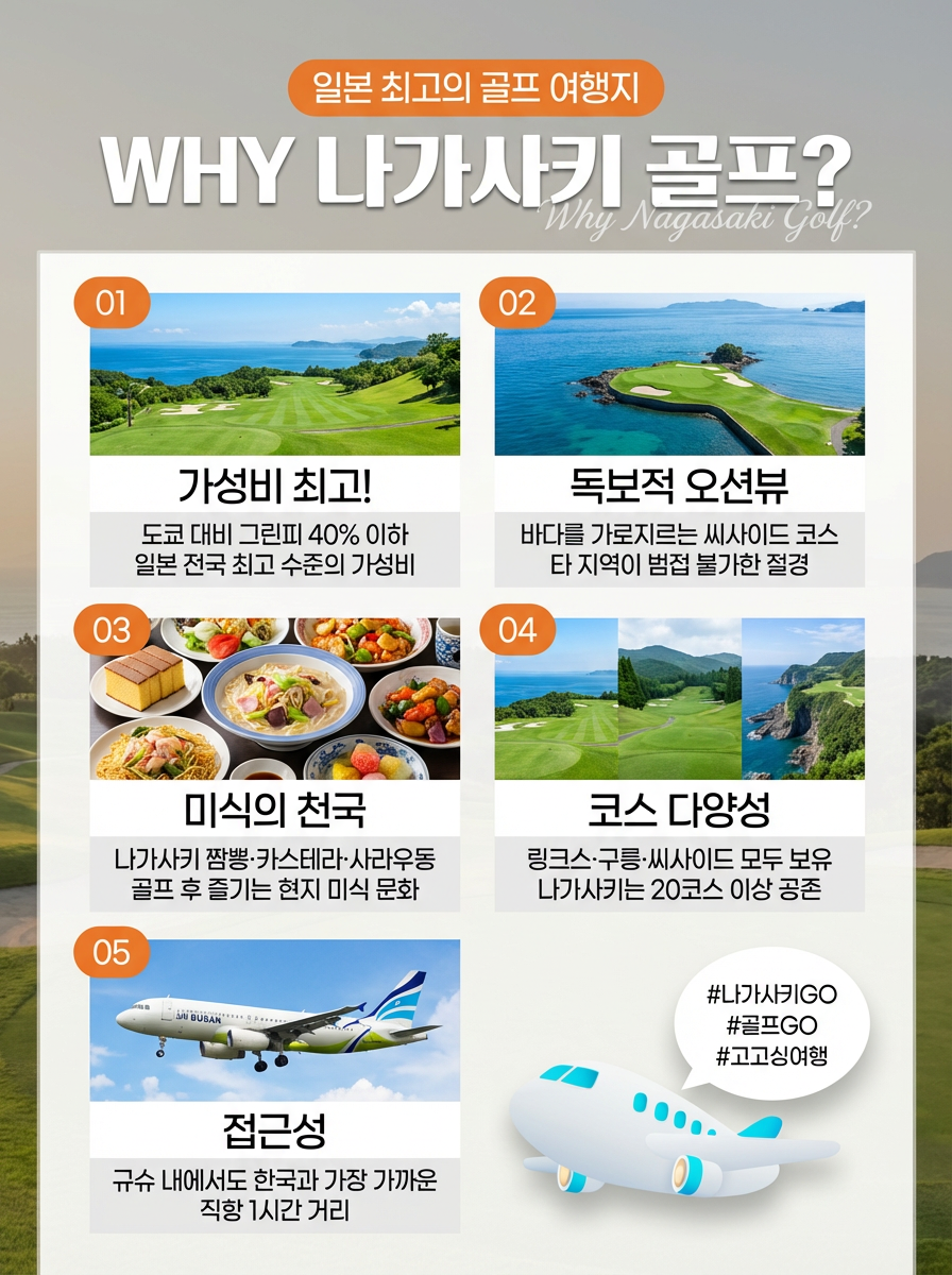 나가사키 골프 투어 일정 안내