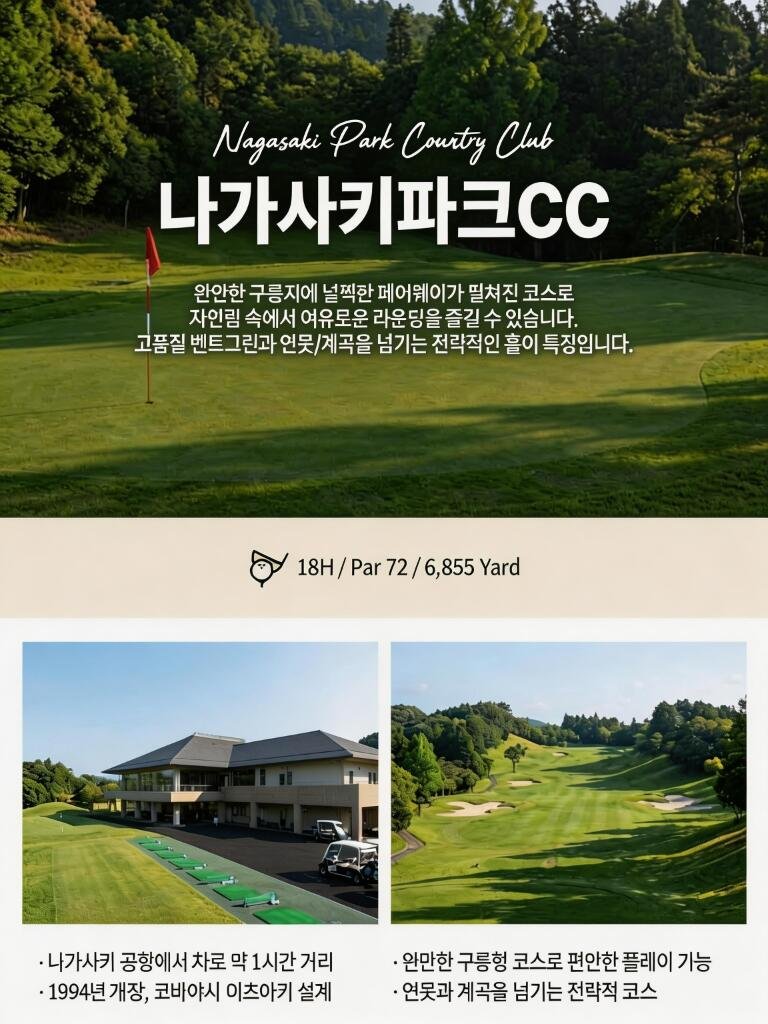 나가사키 페닌슐라CC 코스 전경