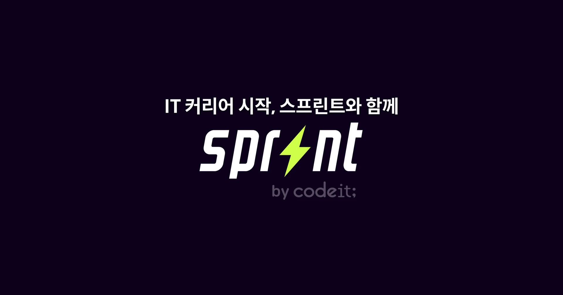 압도적 만족도 부트캠프, 코드잇 스프린트