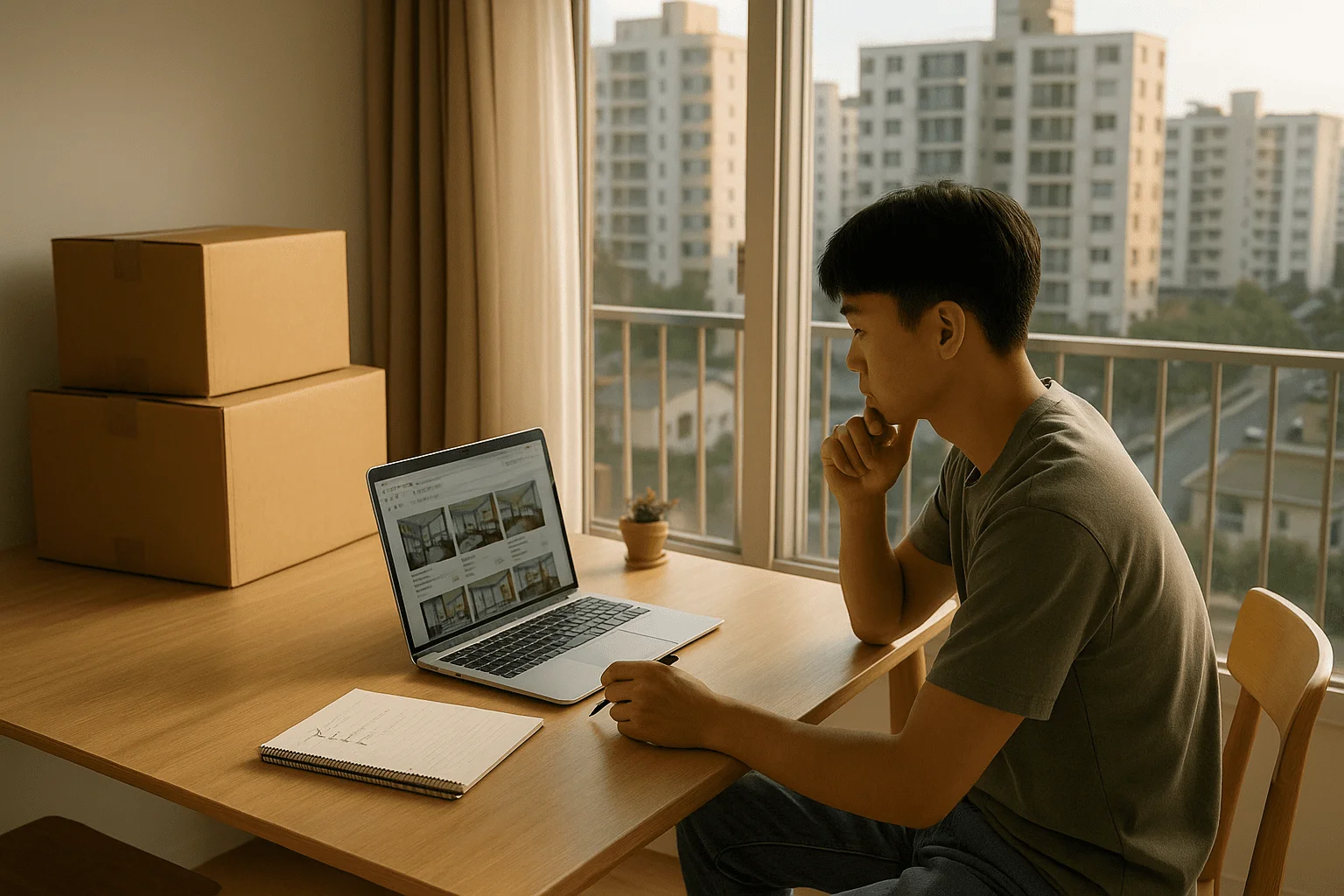 Lising personal living conditions for housing in Korea.png