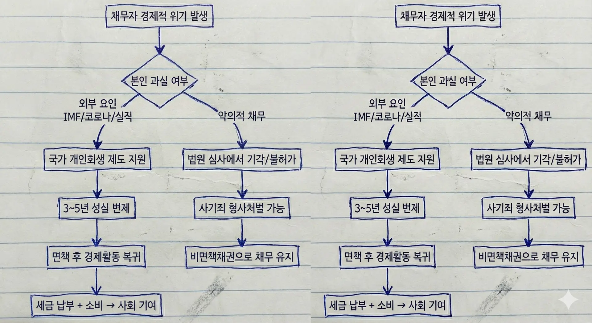 국가가 개인회생으로 빚을 탕감해주는 이유