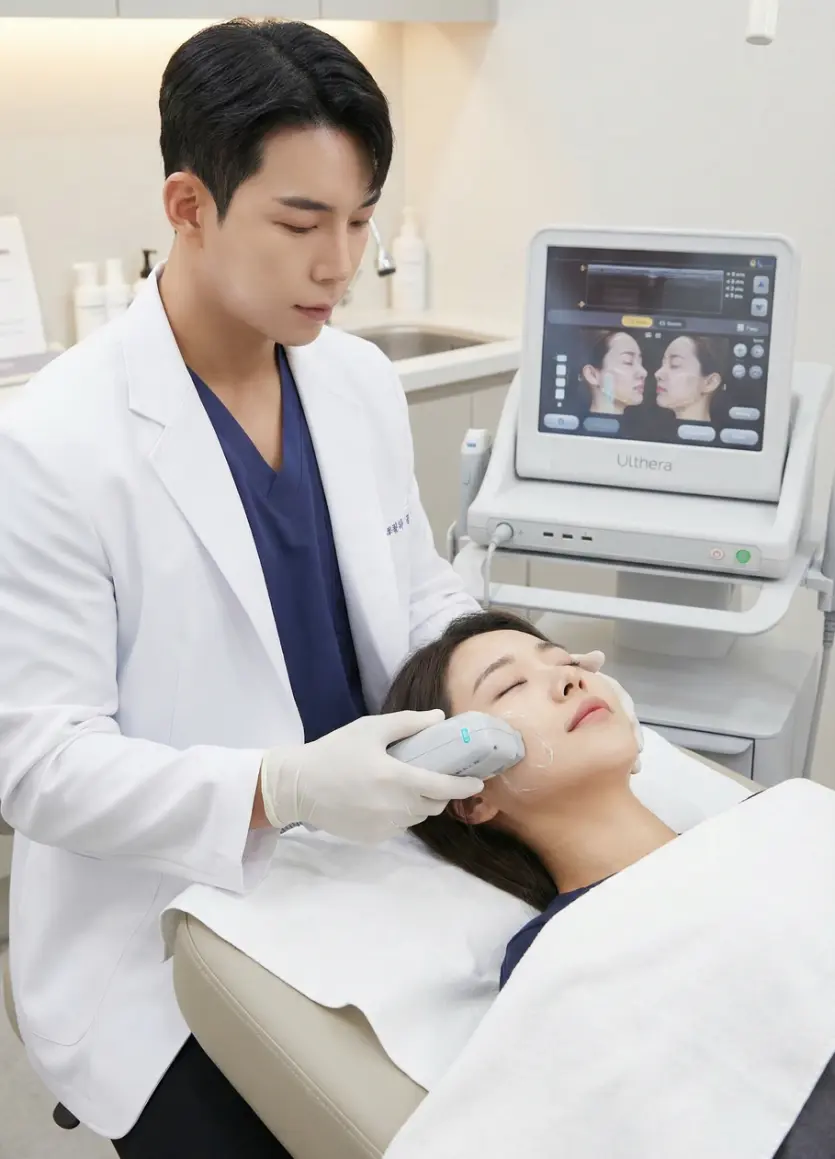 Actual Ultherapy Treatment Scene in ODE Clinic