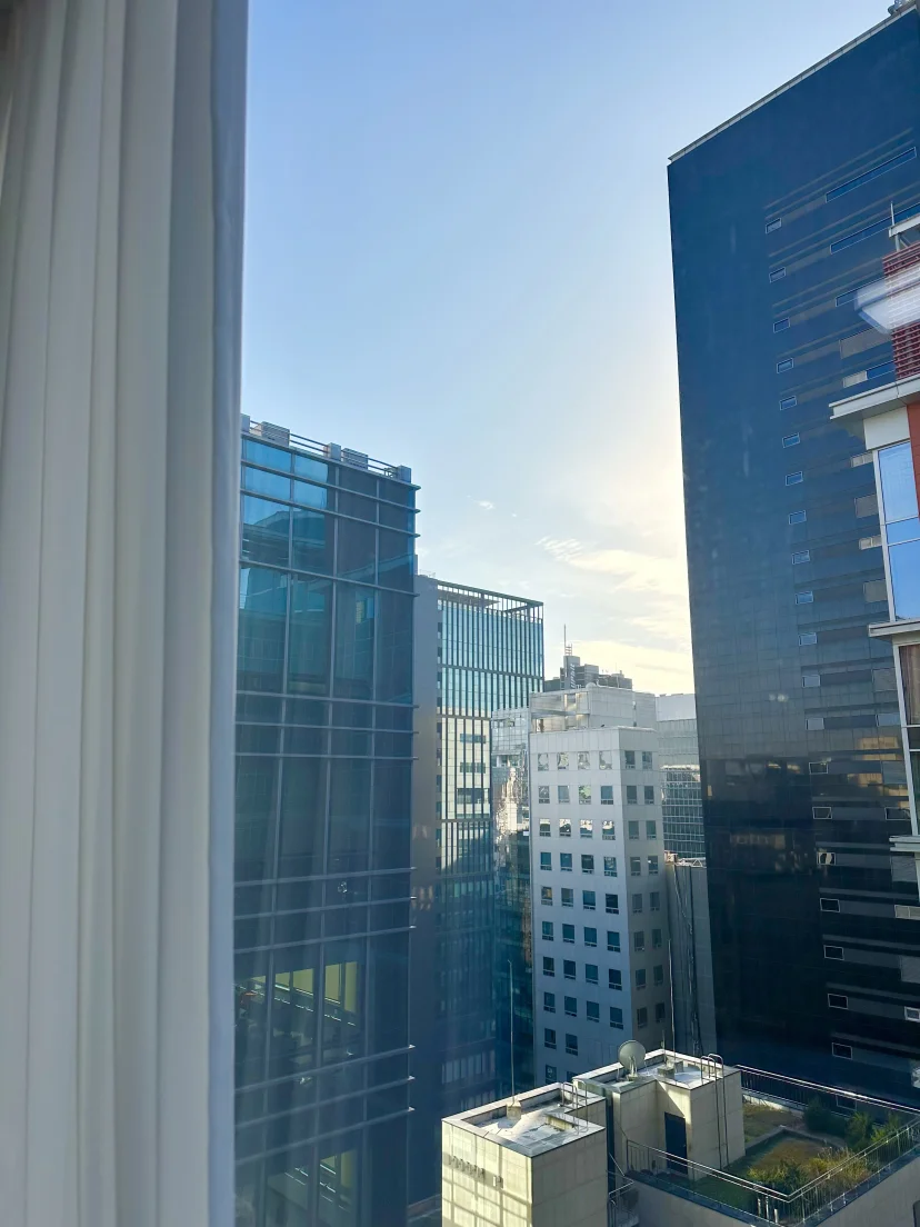 High-rise city view from the studio window (Listing ID : 45464)