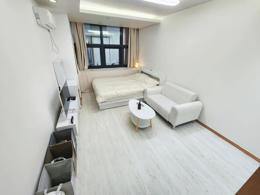 Studio room with bed, sofa, coffee table and TV (Listing ID : 44317)