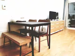 공덕역 단기임대 화이트톤 원룸 침실