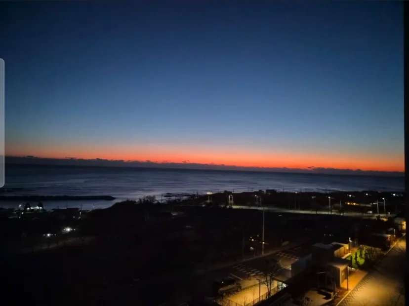 Twilight view of the coastal road and shoreline from the hillside (Listing ID : 46438)