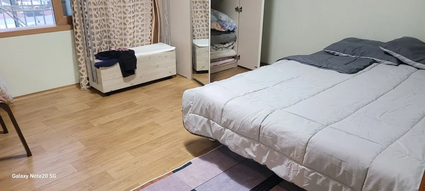 거제 한달살기 아파트 침실