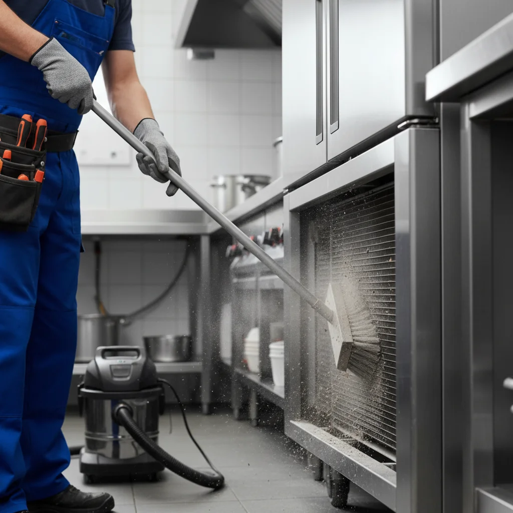 기계실 먼지 청소