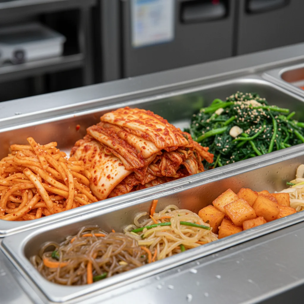 신선한 반찬 보관