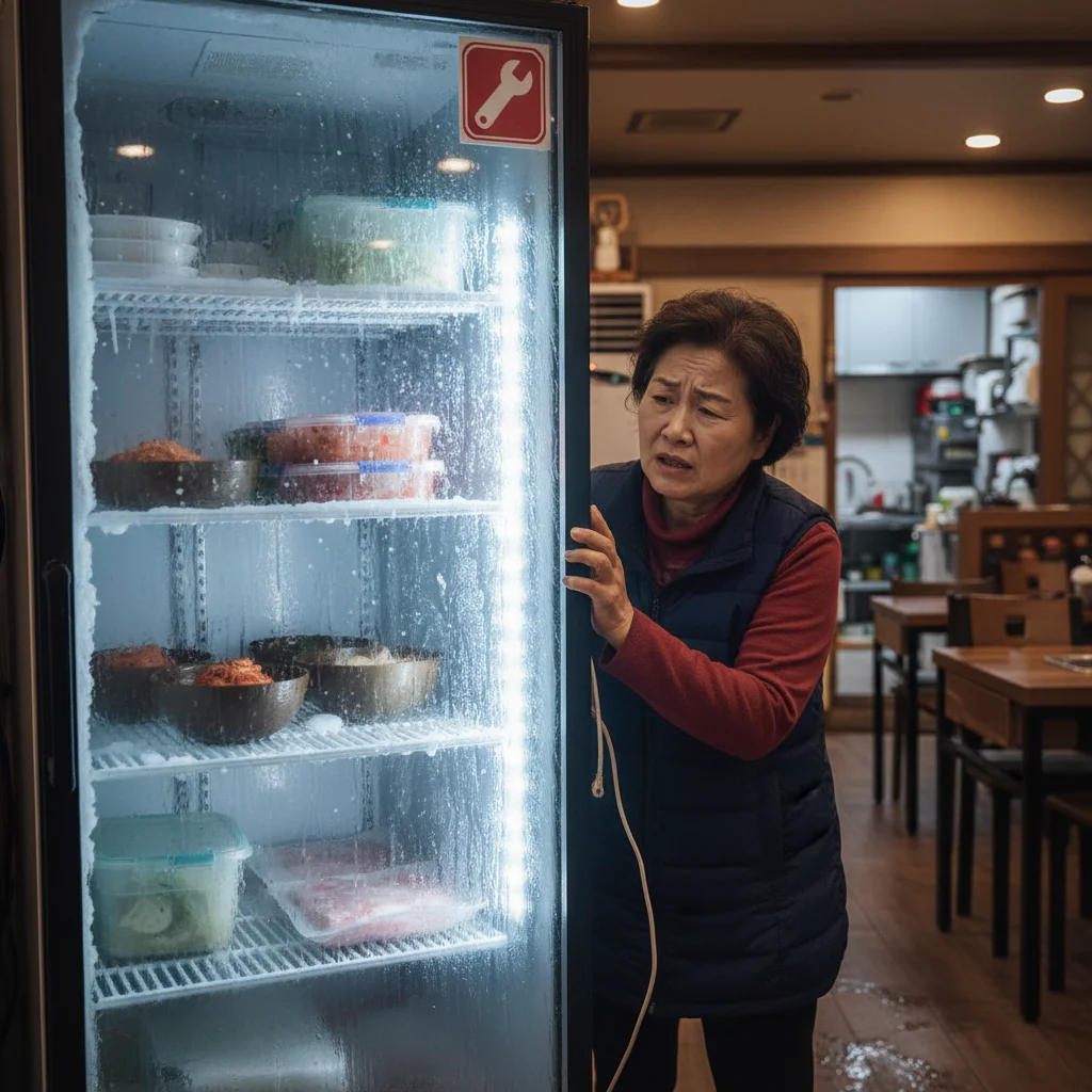 냉장고 고장난 사장님