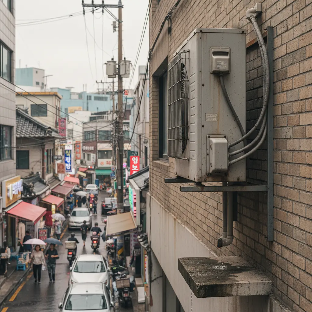 실외기는 밖으로 빼는 게 정석