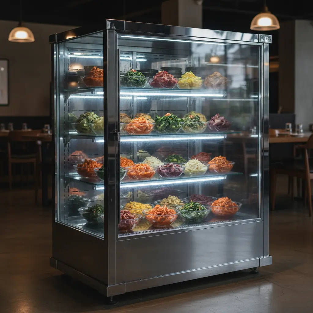 최신형 사각 유리 쇼케이스