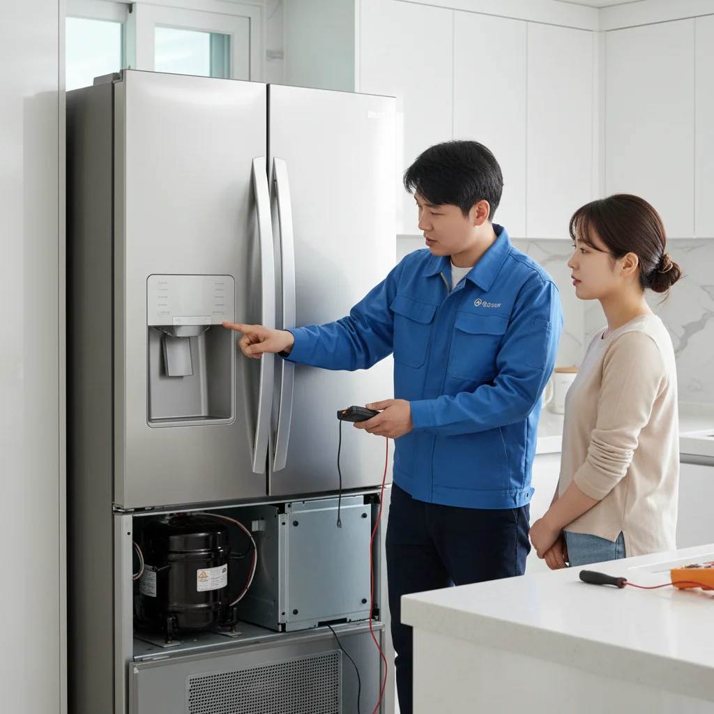 기계실 위치 설명하는 기사님