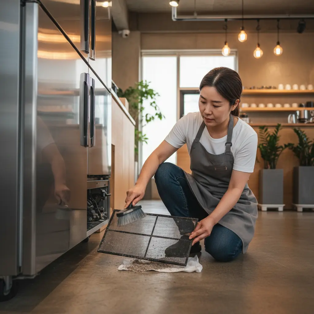 필터 청소는 필수