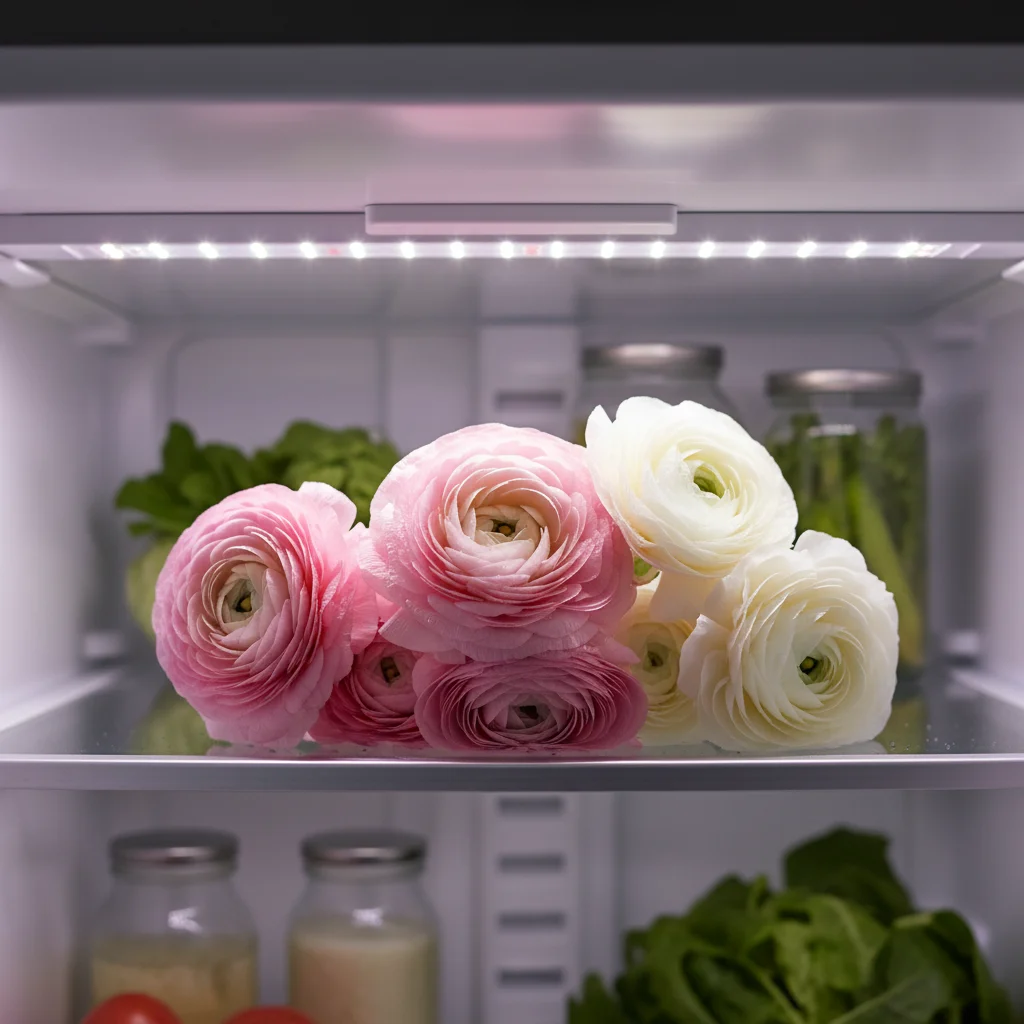 꽃 색감을 살리는 조명