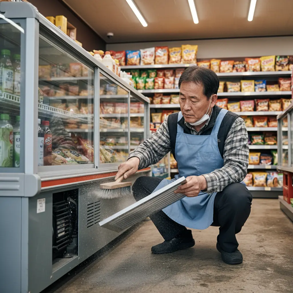 실외기 먼지 청소