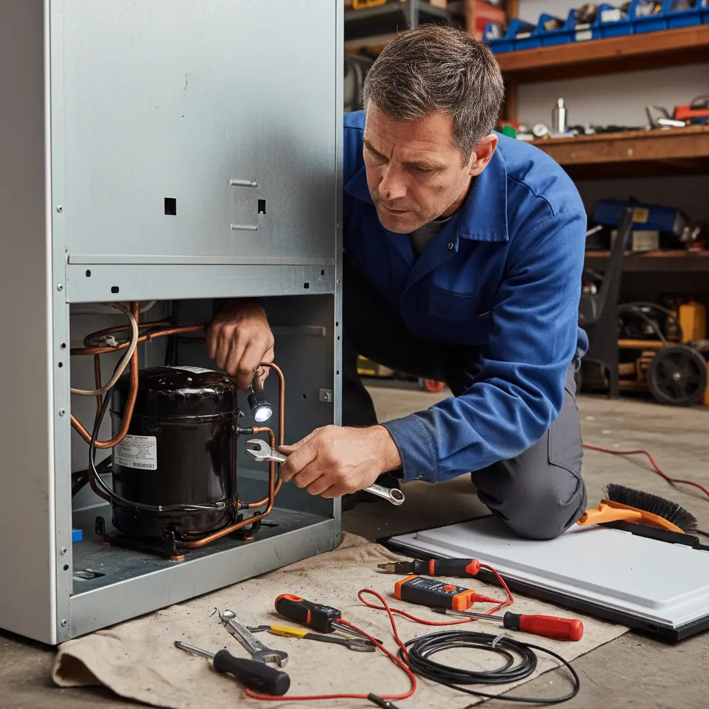 핵심 부품 콤프레셔