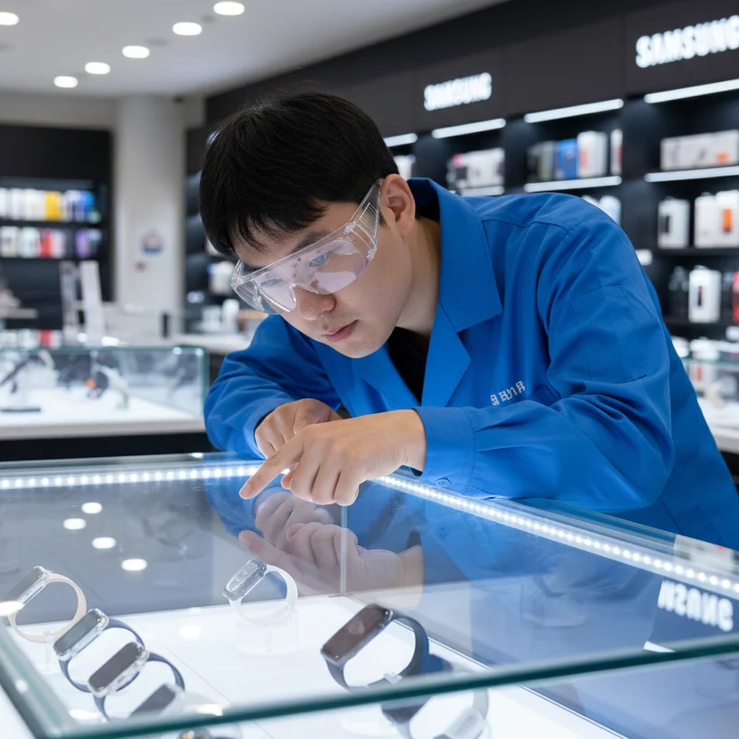 LED 조명 확인