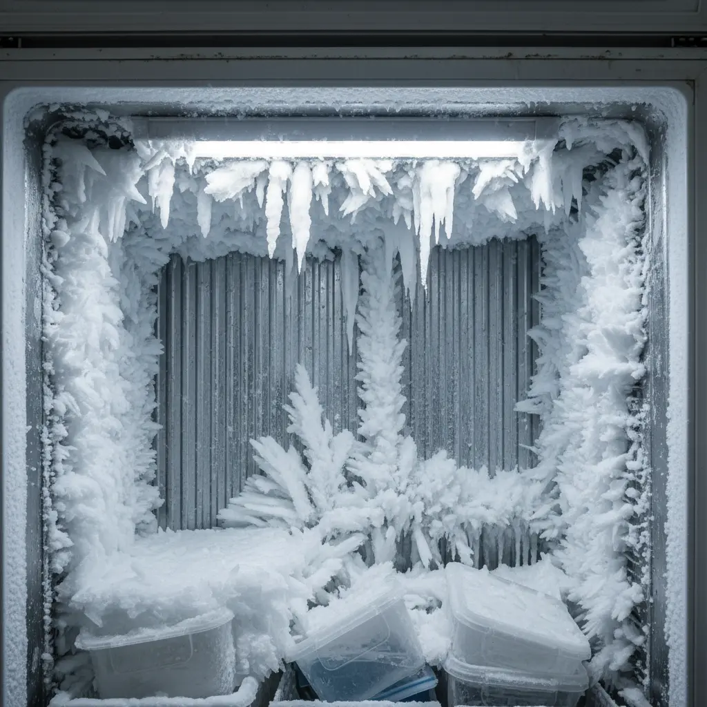 직냉식의 현실: 성에