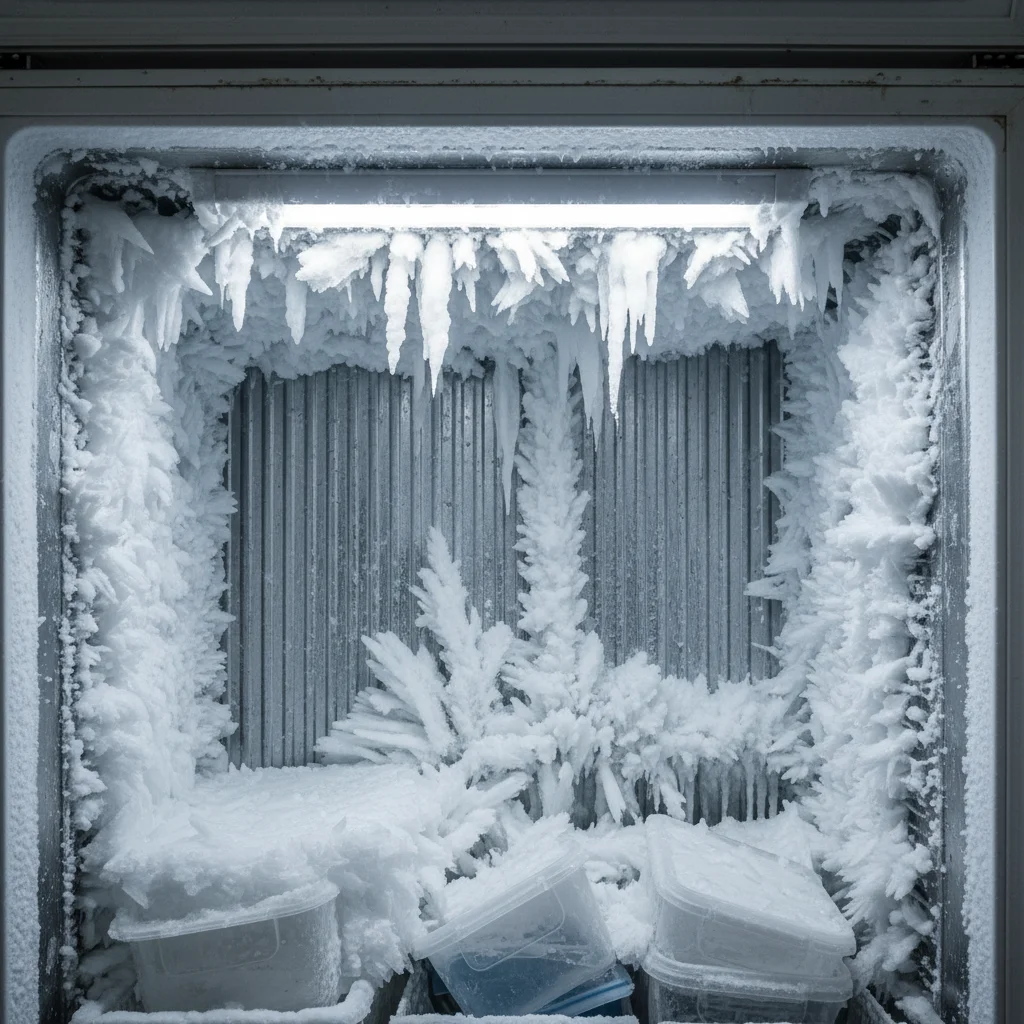 직냉식의 현실: 성에