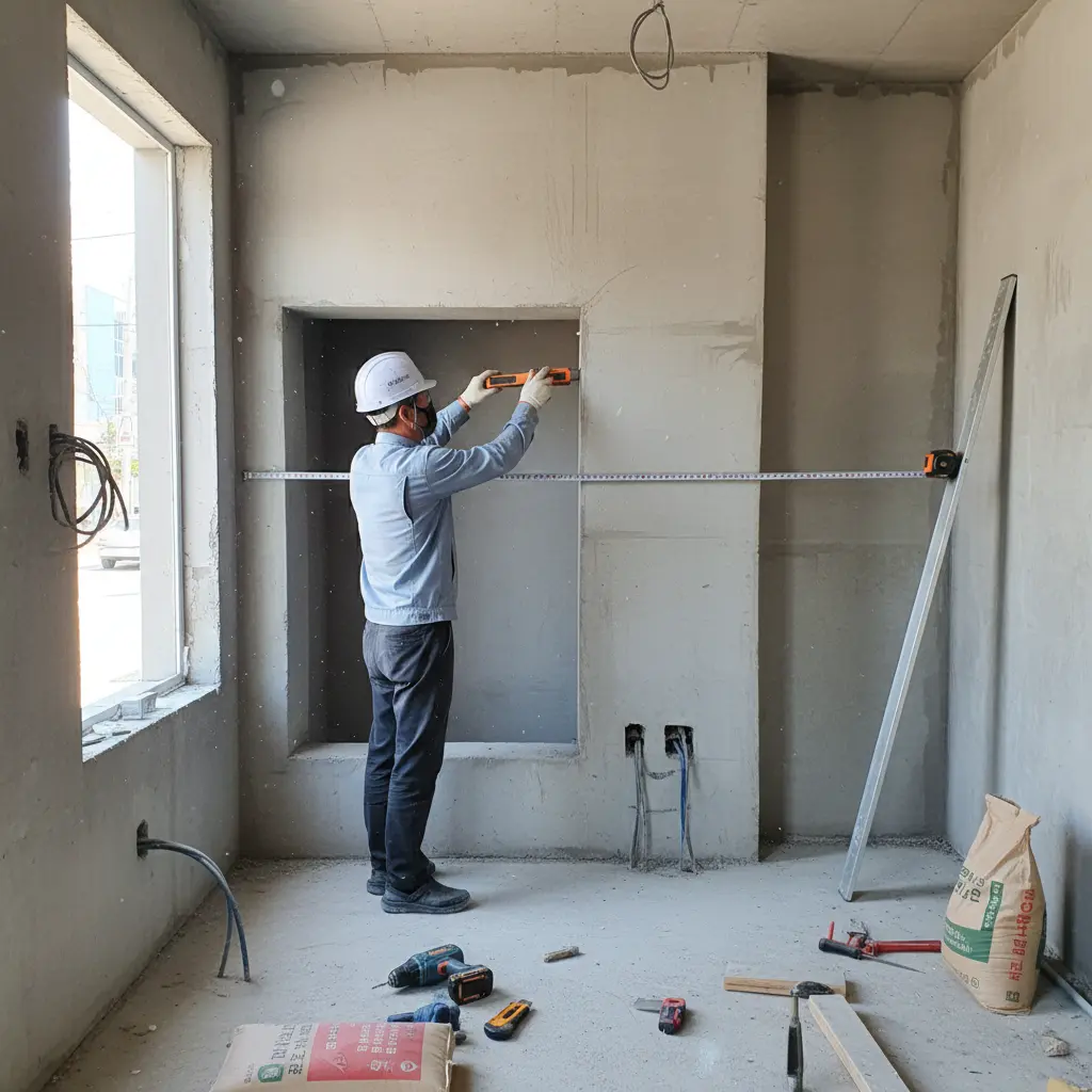 설치 공간 실측