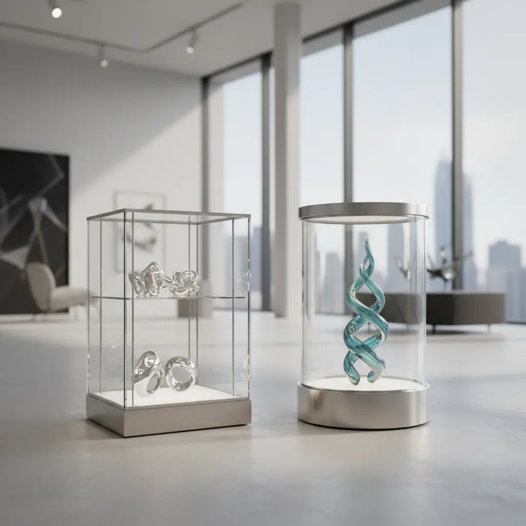 사각과 라운드 비교