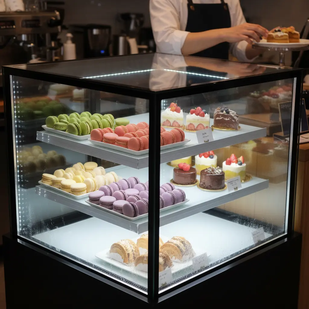 사각 쇼케이스 디테일