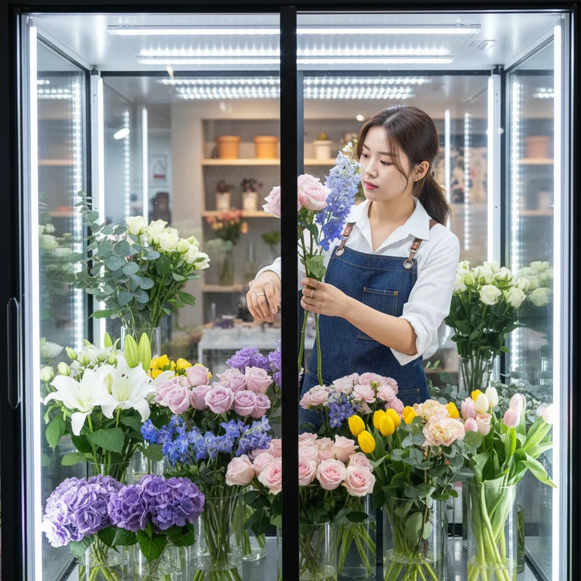 신선식품은 주광색