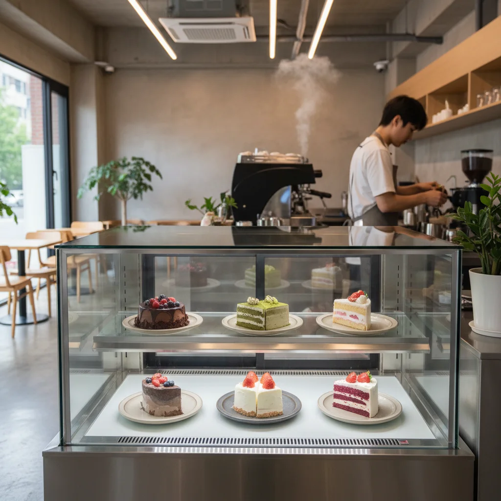 900쇼케이스 카페 설치 예시