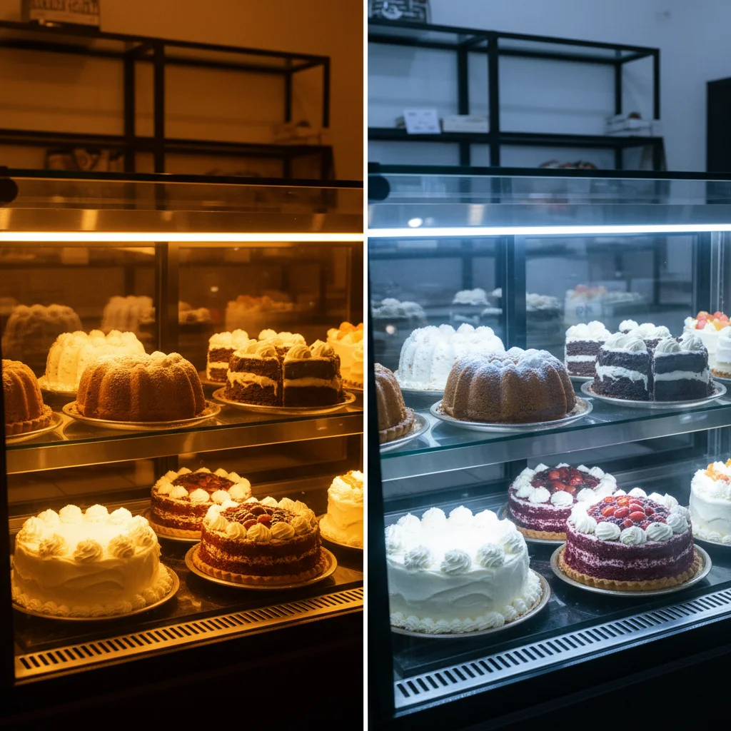 조명 색상에 따른 분위기