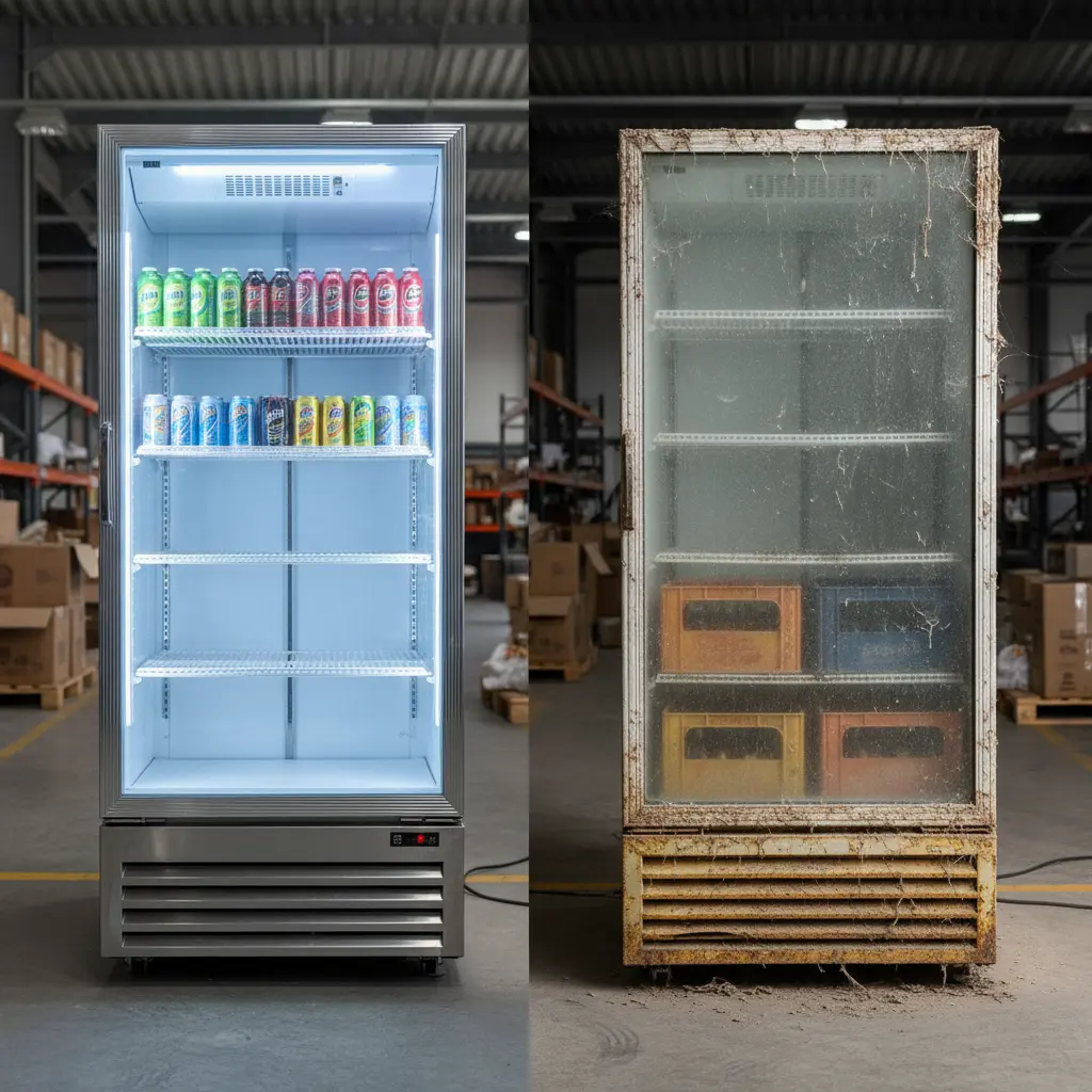 신품과 중고 비교