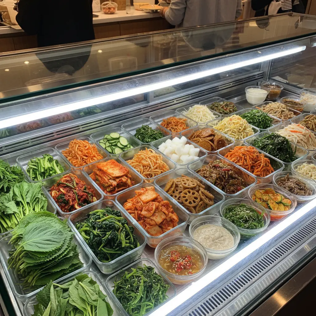 반찬은 깨끗한 주광색