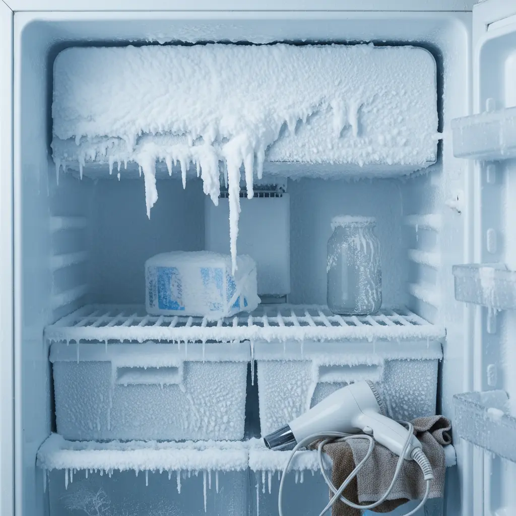 골치 아픈 성에, 직냉식의 단점