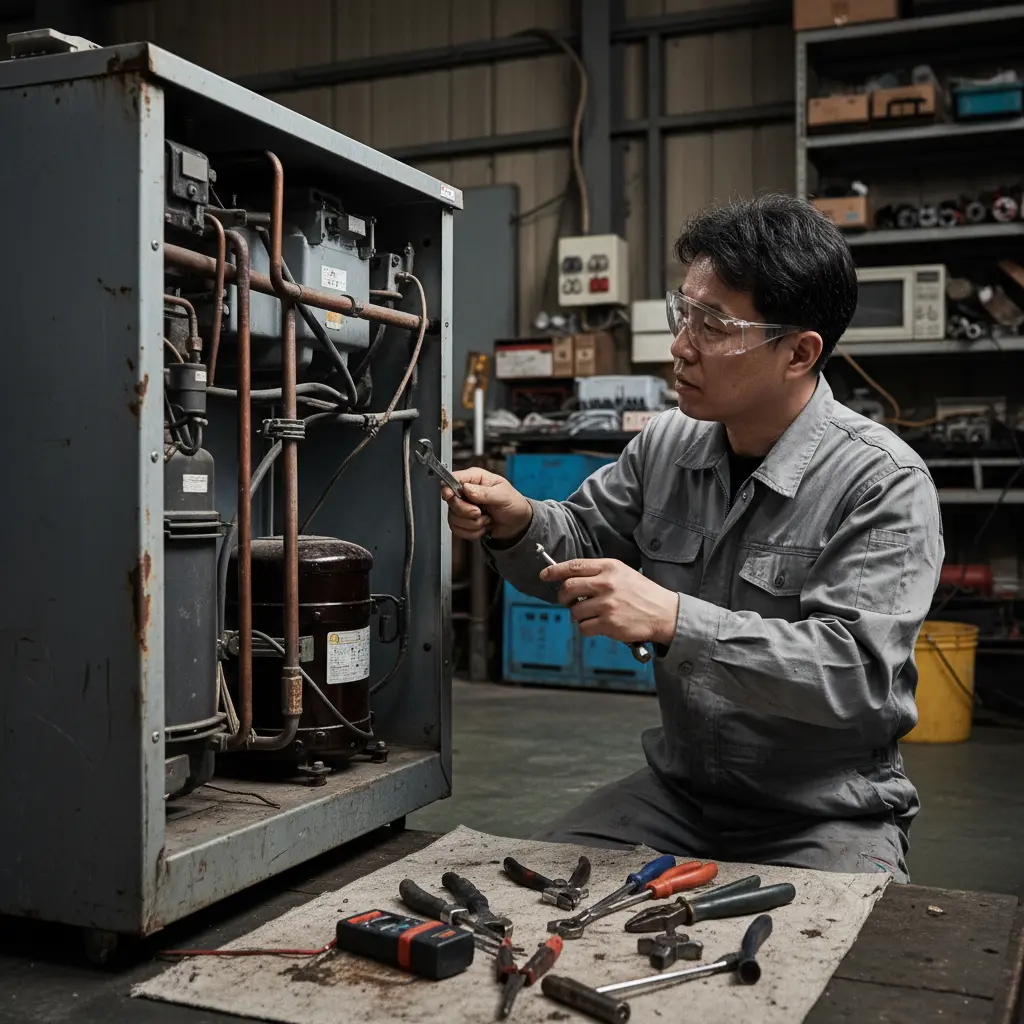 중고는 콤프레셔 확인 필수