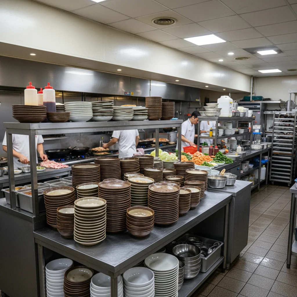 식당 그릇, 안 깨지는 게 최고?