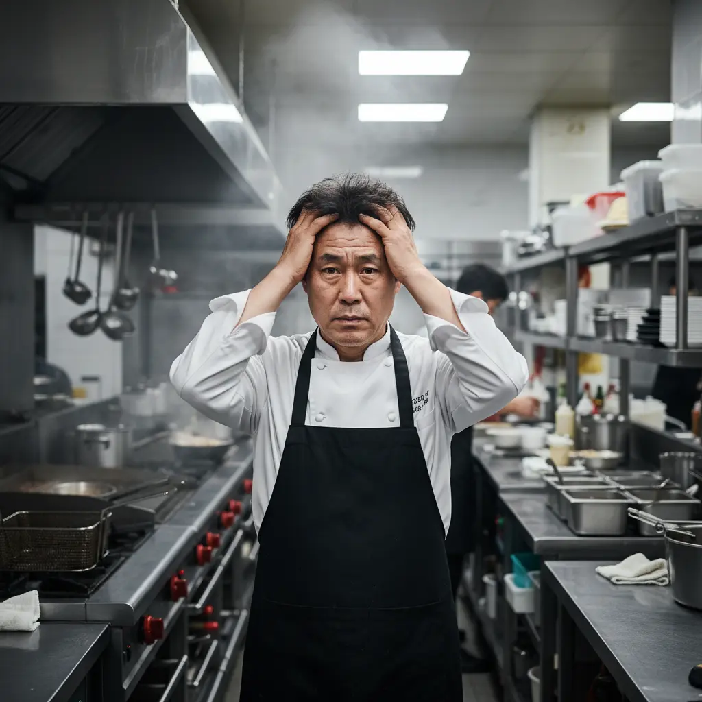 주방 건강 주의