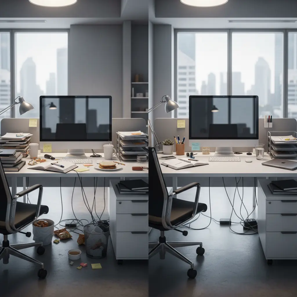 정리 전후 비교