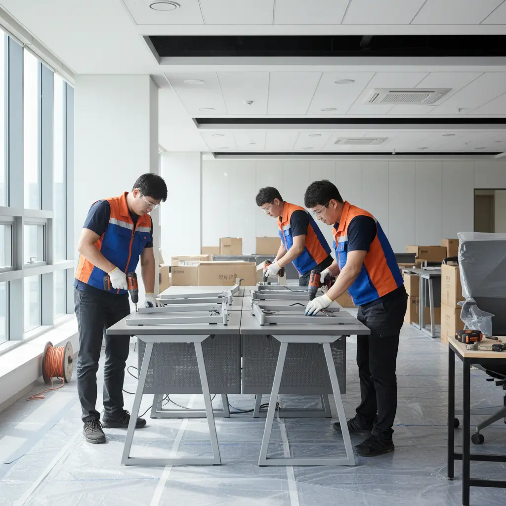 전문가 설치 현장