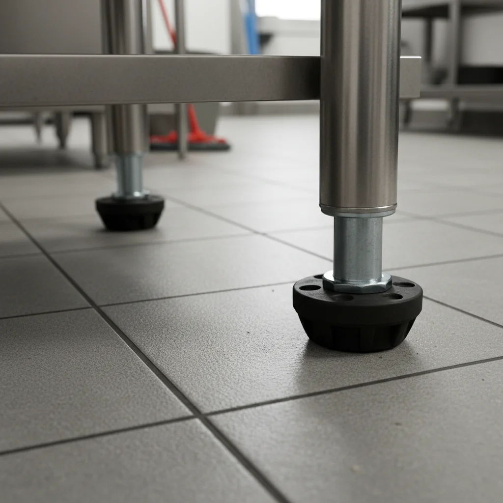 높이 조절발 확인 필수