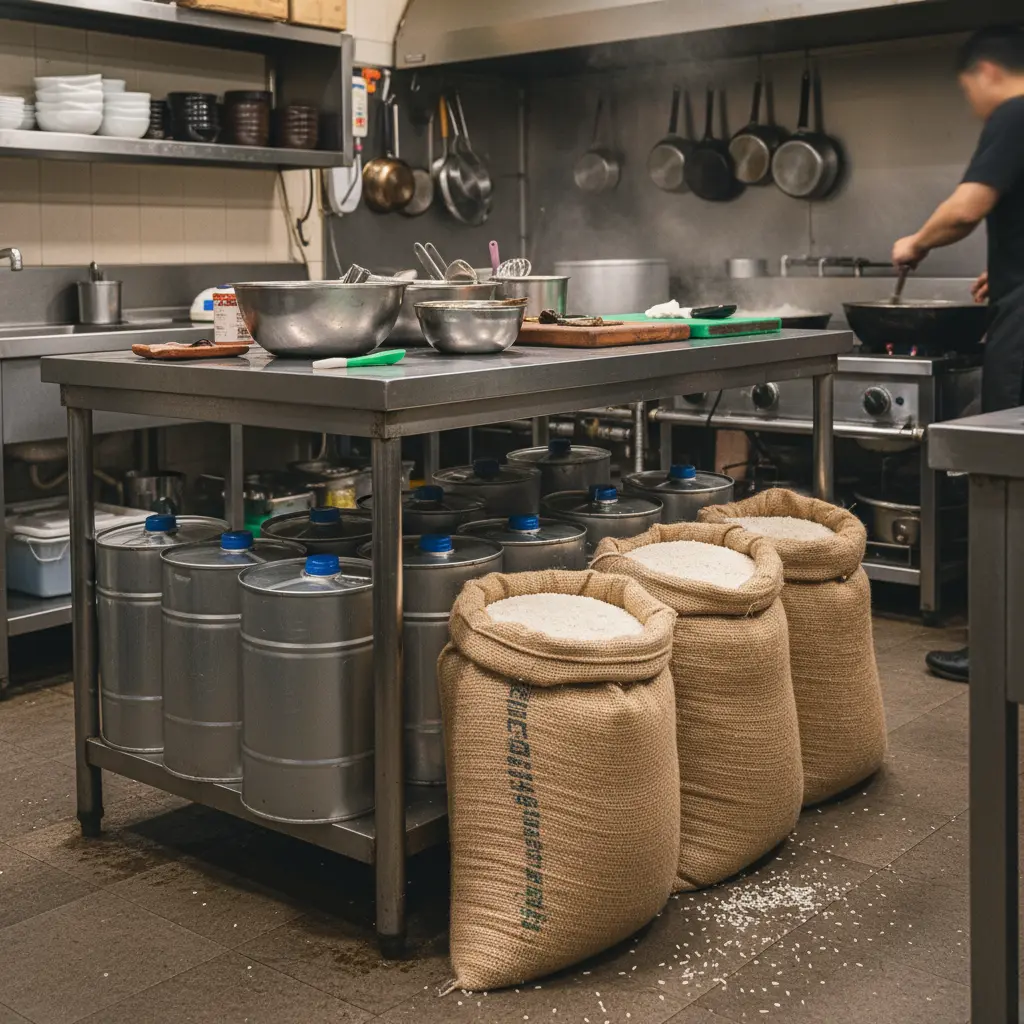 1단은 큰 짐 보관용